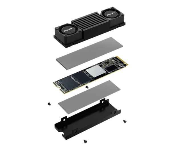 PNY 1TB M.2 PCIe Gen5 NVMe CS3150 Heatsink - 1219083 - zdjęcie 7